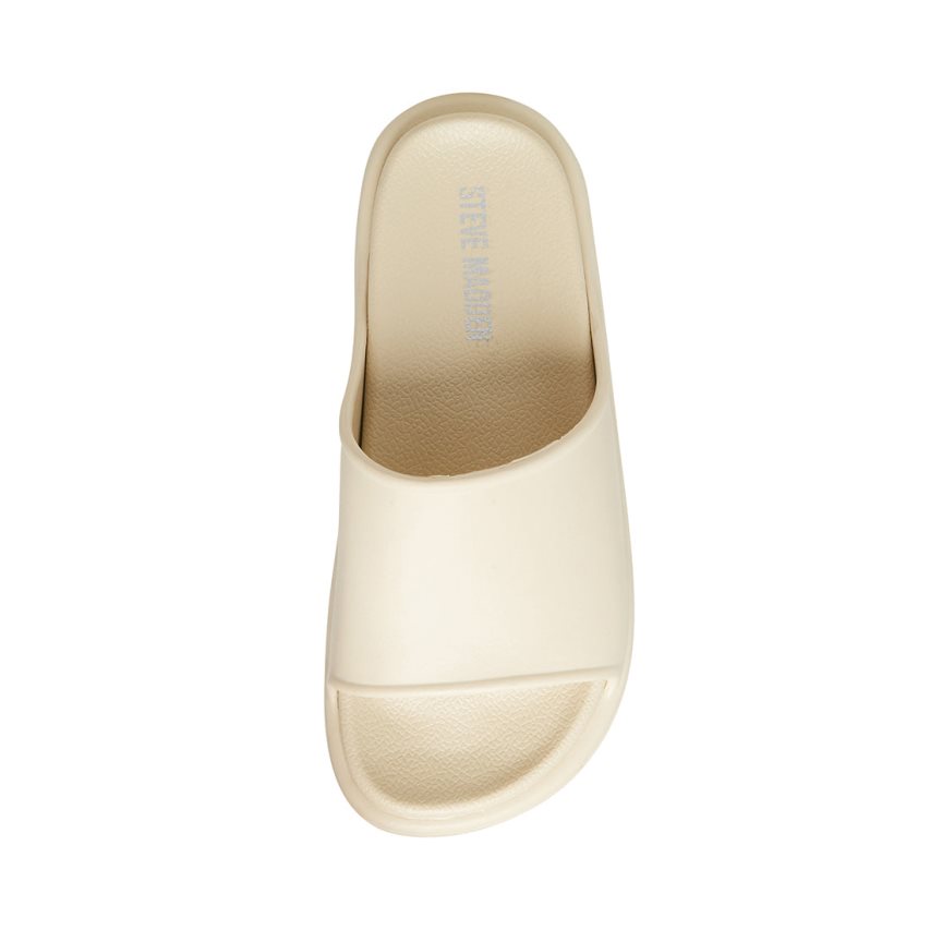 Sandalias de Diapositivas Steve Madden Jazzie Mujer Beige | ES TD042S